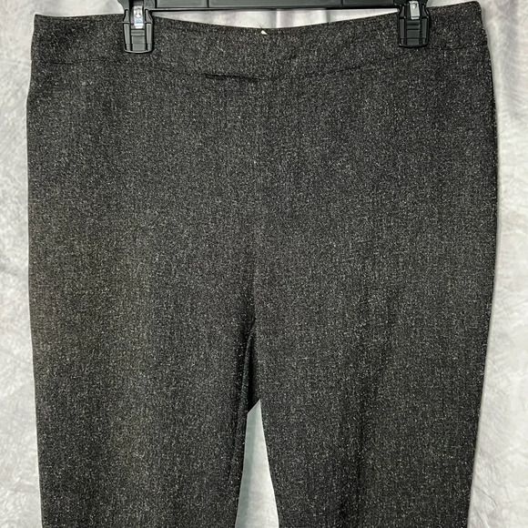 Merona Fit 2 Gray & Black Tweed Dress Pants - size 12 - Picture 2 of 8